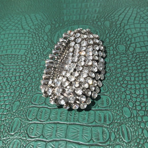 Anthropologie Dazzling Silver Crystal Bracelet - Picture 5 of 5